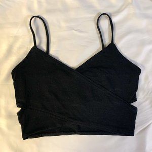 Black Cropped Cami